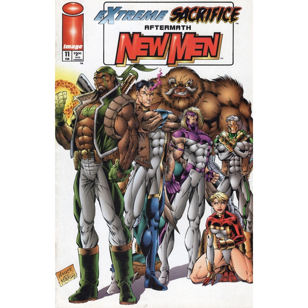 New Men 11 Image Comics 1995 Extreme Sacrifice Aftermath Todd Nauck VF